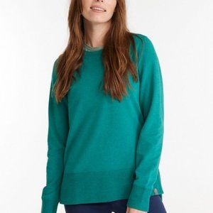 LL Bean Cozy Sweatshirt with split hem, size M, NWT